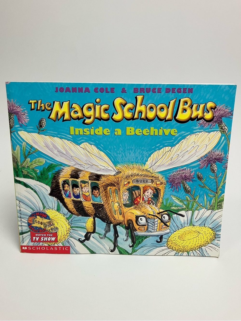 Vintage The Magic School Bus Inside a Beehive 1998 Children's Book 90s Nostalgia